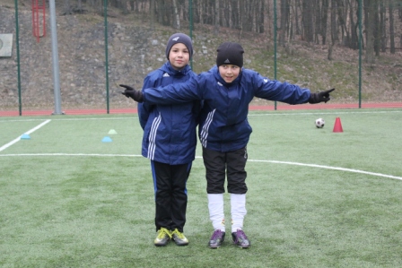 piłkarski trening zima 2011